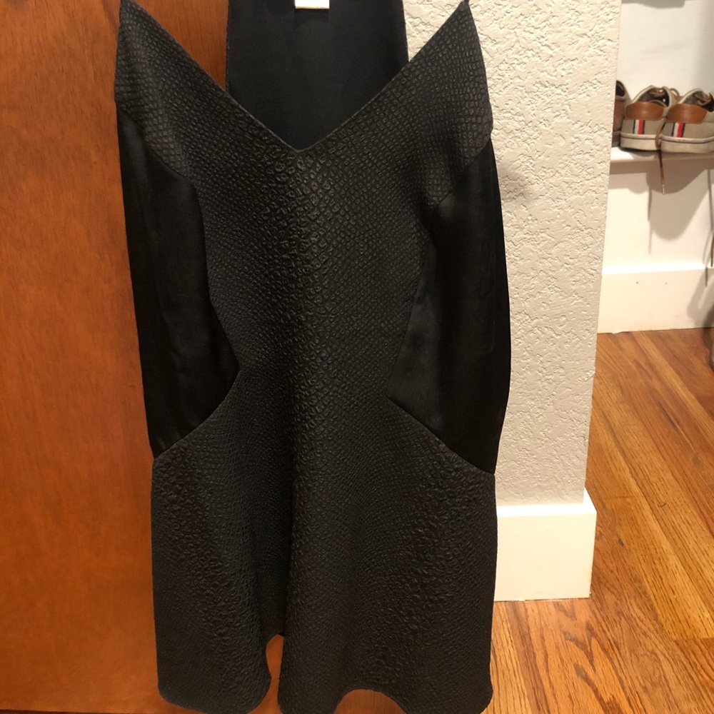 Black silk cami